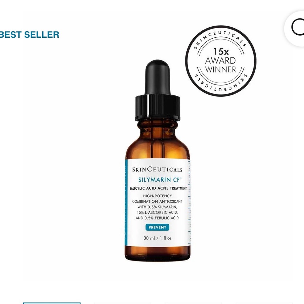 SkinCeuticals Silymarin CF Acne Treatment - Light Blue Packaging